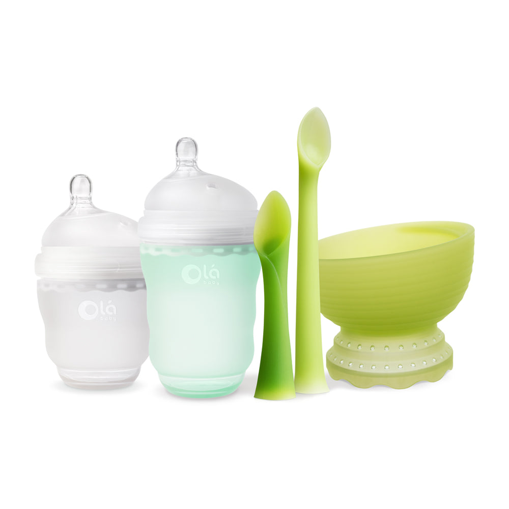 Olababy 100% Silicone Baby Feeding Spoon